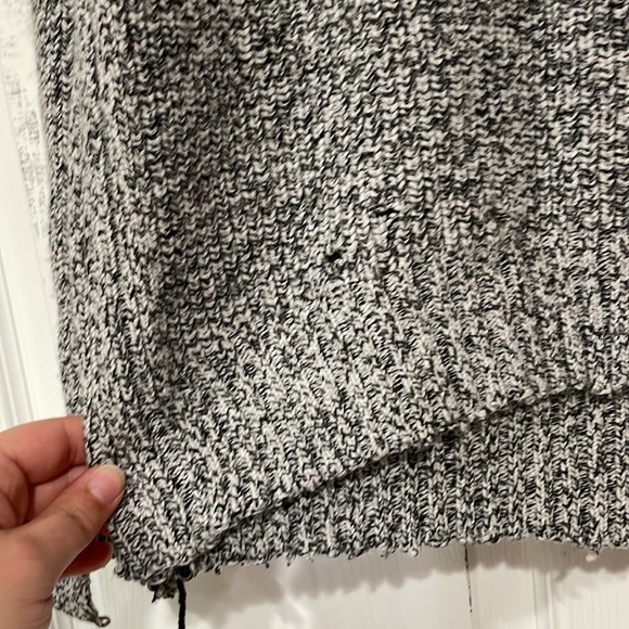 Helmut Lang Destroyed Marled Oversized Sweater XS - Picture 6 of 9